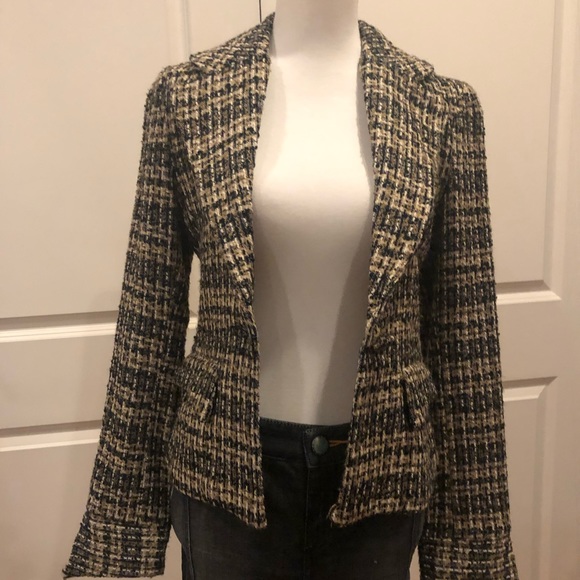 MIDI tweed wool blazer - Picture 2 of 8